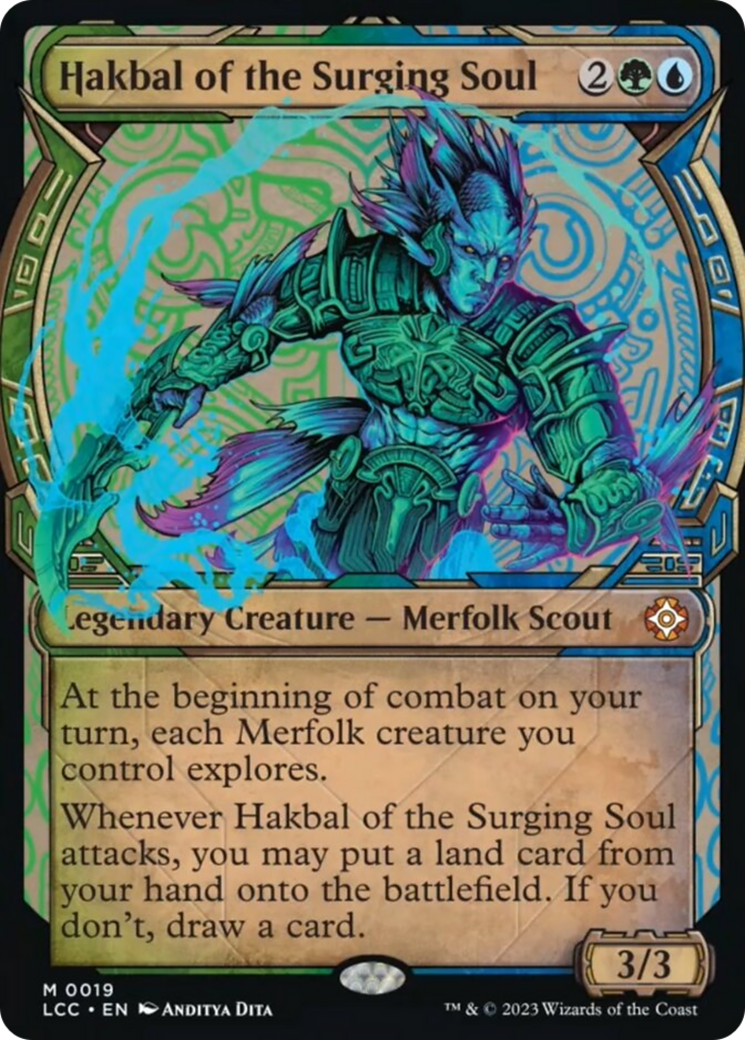 Hakbal of the Surging Soul (Showcase) [The Lost Caverns of Ixalan Commander] | PLUS EV GAMES 