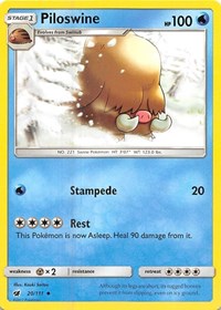 Piloswine (20) [SM - Crimson Invasion] | PLUS EV GAMES 