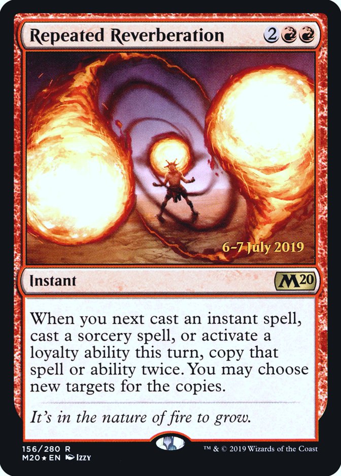 Repeated Reverberation  [Core Set 2020 Prerelease Promos] | PLUS EV GAMES 