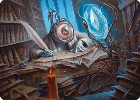 Unblinking Observer Art Card [Innistrad: Midnight Hunt Art Series] | PLUS EV GAMES 