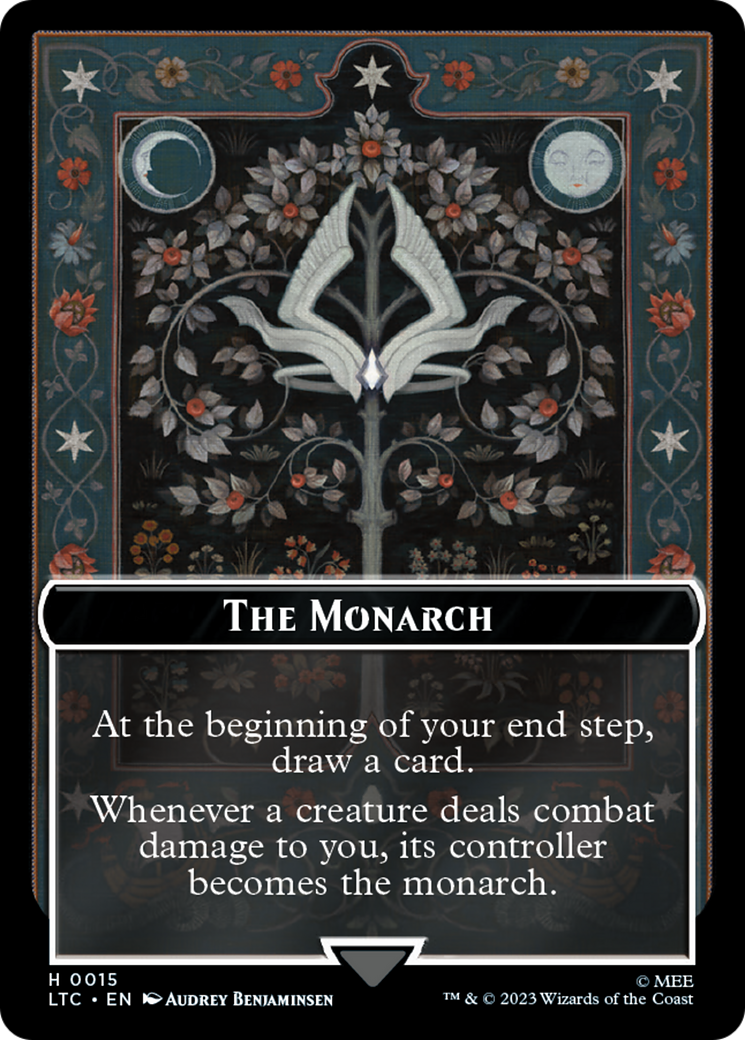 The Monarch // Treasure Double-Sided Token [The Lord of the Rings: Tales of Middle-Earth Commander Tokens] | PLUS EV GAMES 