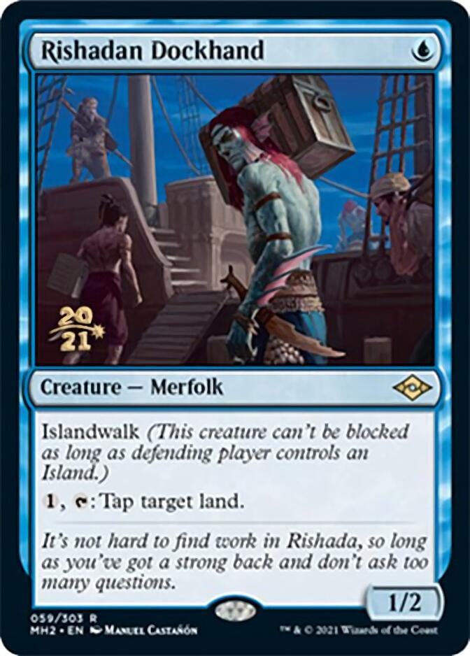 Rishadan Dockhand [Modern Horizons 2 Prerelease Promos] | PLUS EV GAMES 