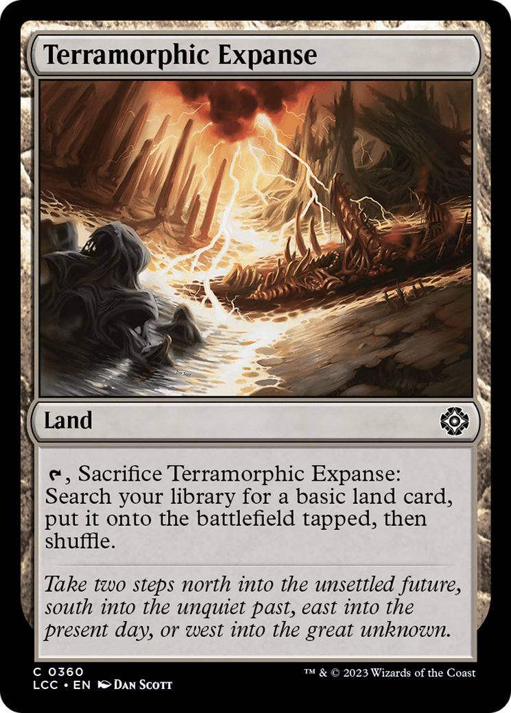 Terramorphic Expanse [The Lost Caverns of Ixalan Commander] | PLUS EV GAMES 