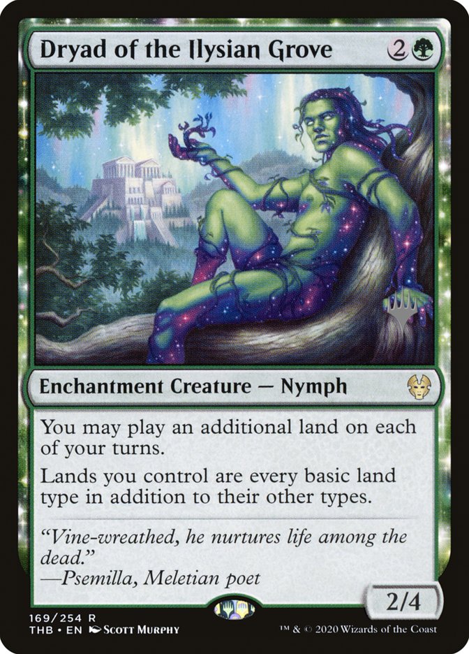 Dryad of the Ilysian Grove (Promo Pack) [Theros Beyond Death Promos] | PLUS EV GAMES 