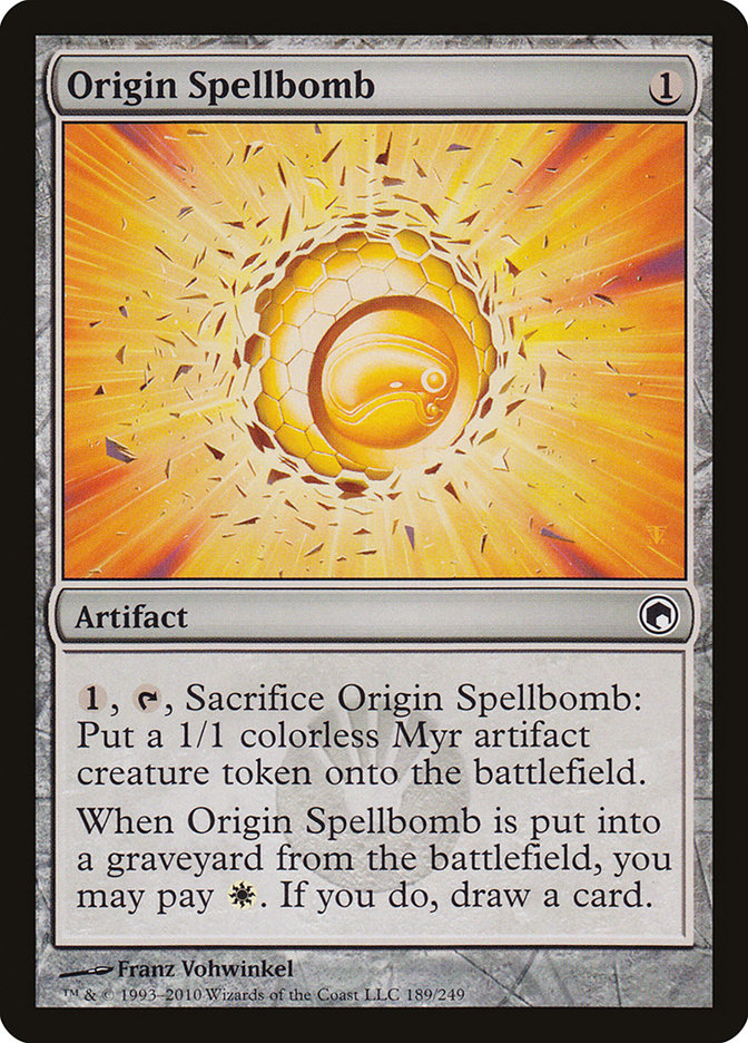 Origin Spellbomb [Scars of Mirrodin] | PLUS EV GAMES 