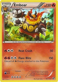 Emboar - 19/114 (Cracked Ice Holo) (19/114) [Deck Exclusives] | PLUS EV GAMES 