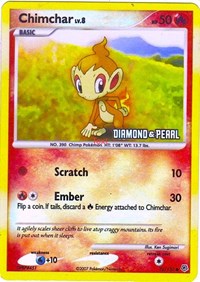 Chimchar (Diamond & Pearl) (76) [Burger King Promos]