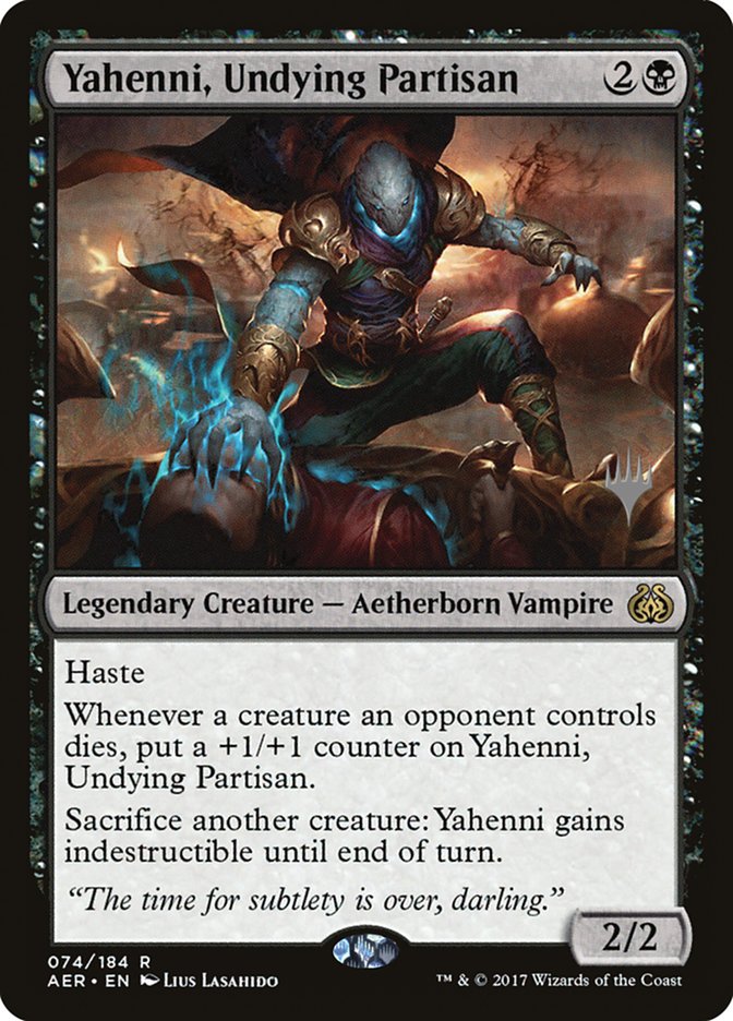 Yahenni, Undying Partisan (Promo Pack) [Aether Revolt Promos] | PLUS EV GAMES 