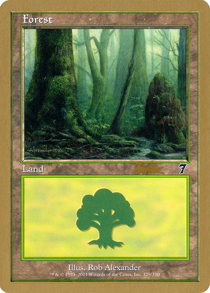 Forest (329) (Brian Kibler) [World Championship Decks 2002] | PLUS EV GAMES 