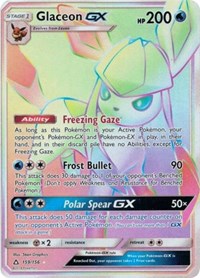 Glaceon GX (Secret Rare) (159) [SM - Ultra Prism] | PLUS EV GAMES 