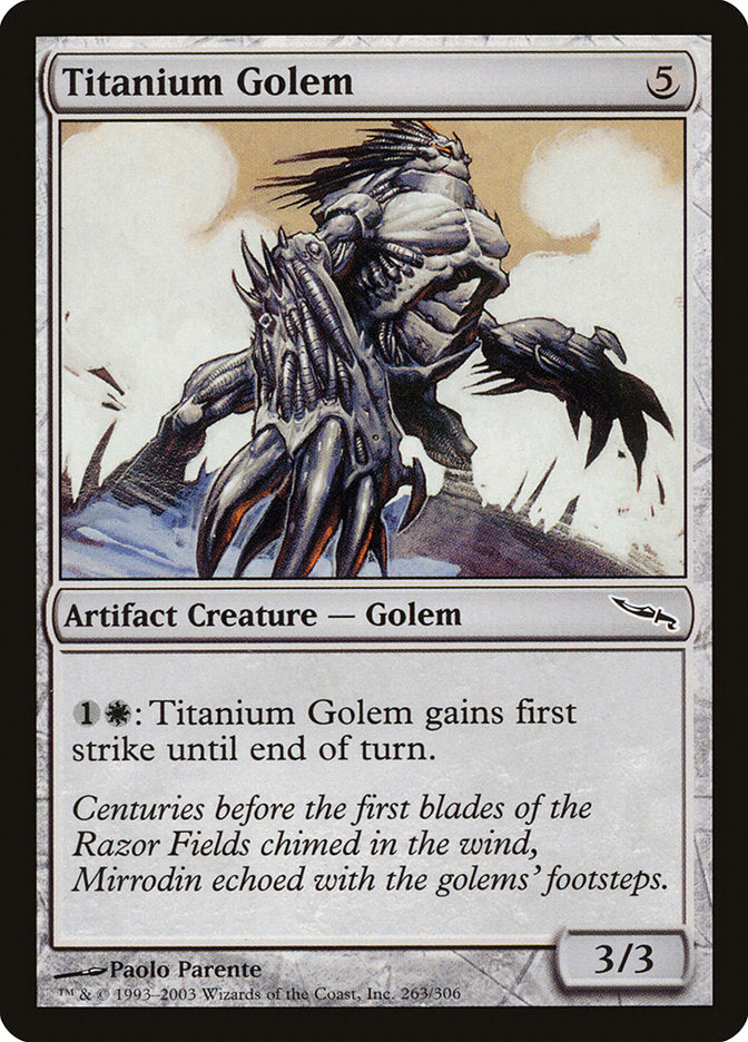 Titanium Golem [Mirrodin] | PLUS EV GAMES 