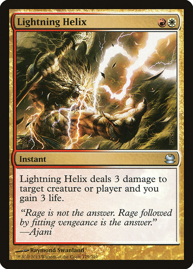 Lightning Helix [Modern Masters] | PLUS EV GAMES 