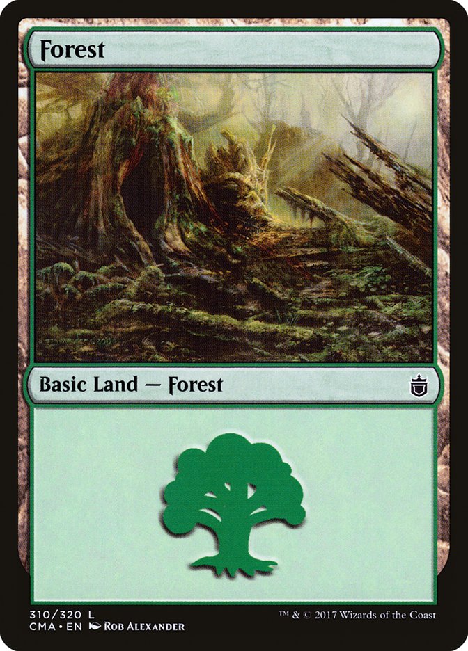 Forest (310) [Commander Anthology] | PLUS EV GAMES 