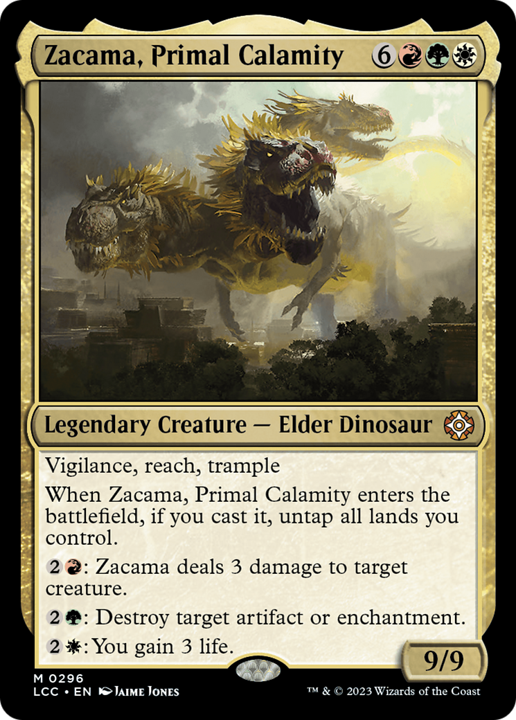 Zacama, Primal Calamity [The Lost Caverns of Ixalan Commander] | PLUS EV GAMES 