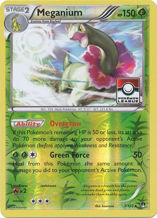 Meganium (3/122) (League Promo) [XY: BREAKpoint] | PLUS EV GAMES 