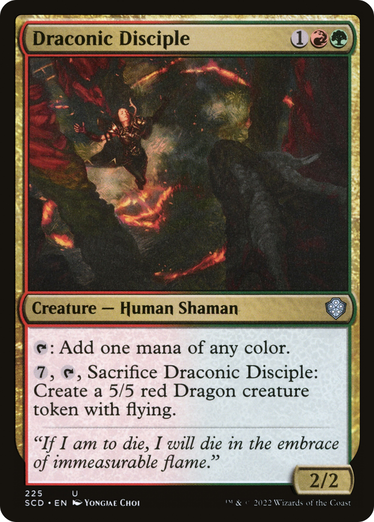 Draconic Disciple [Starter Commander Decks] | PLUS EV GAMES 