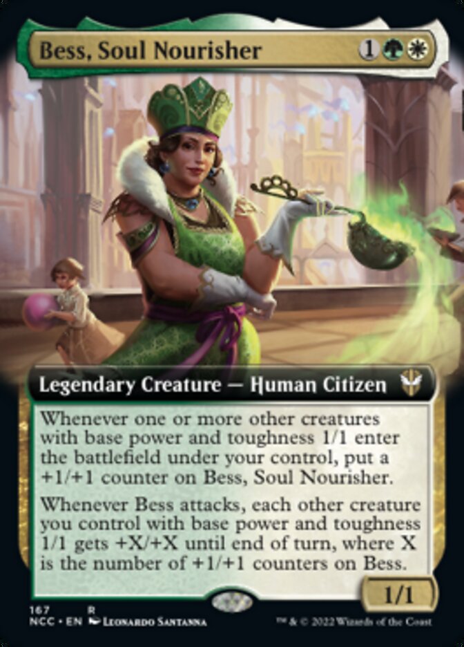 Bess, Soul Nourisher (Extended Art) [Streets of New Capenna Commander] | PLUS EV GAMES 