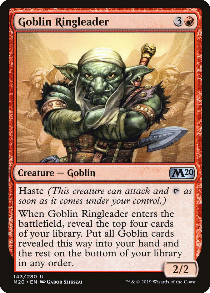 Goblin Ringleader [Core Set 2020] | PLUS EV GAMES 