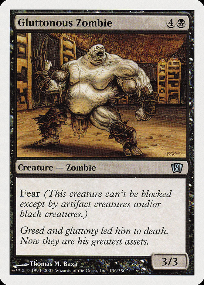 Gluttonous Zombie [Eighth Edition] | PLUS EV GAMES 