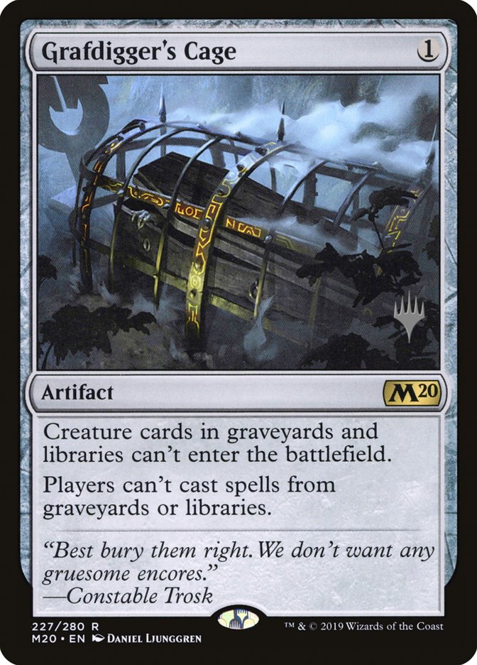 Grafdigger's Cage (Promo Pack) [Core Set 2020 Promos] | PLUS EV GAMES 