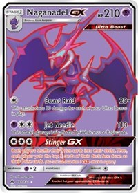 Naganadel GX (Full Art) (121) [SM - Forbidden Light] | PLUS EV GAMES 