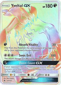 Yveltal GX (Secret) (137) [SM - Forbidden Light] | PLUS EV GAMES 