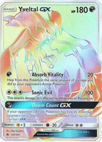 Yveltal GX (Secret) (137) [SM - Forbidden Light]