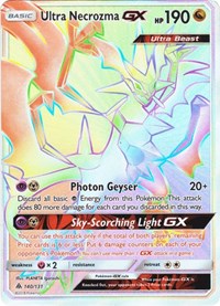 Ultra Necrozma GX (Secret) (140) [SM - Forbidden Light] | PLUS EV GAMES 