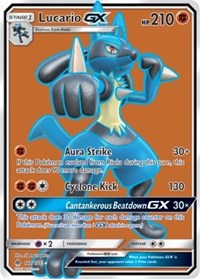 Lucario GX (Full Art) (122) [SM - Forbidden Light] | PLUS EV GAMES 