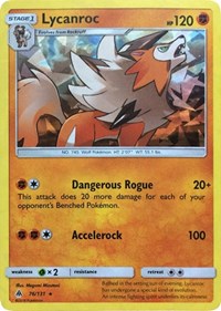 Lycanroc - 76/133 (SM Forbidden Light) (76/133) [Deck Exclusives] | PLUS EV GAMES 