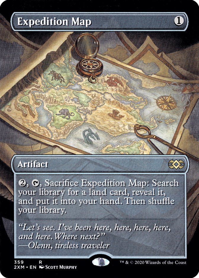 Expedition Map (Toppers) [Double Masters Extended Art] | PLUS EV GAMES 