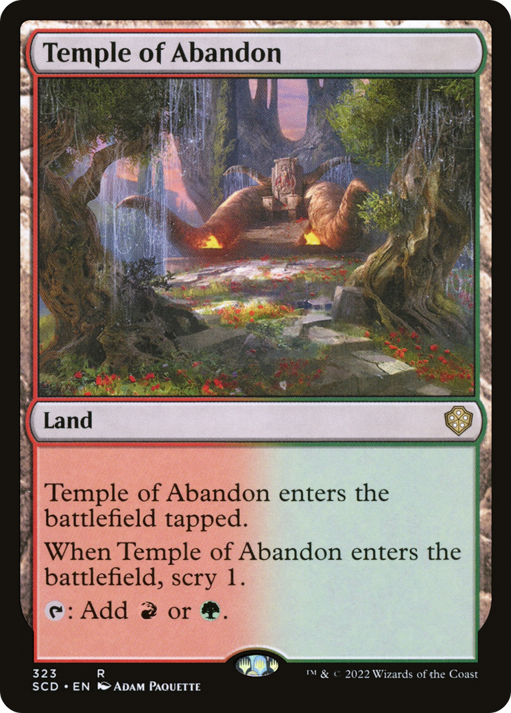 Temple of Abandon [Starter Commander Decks] | PLUS EV GAMES 