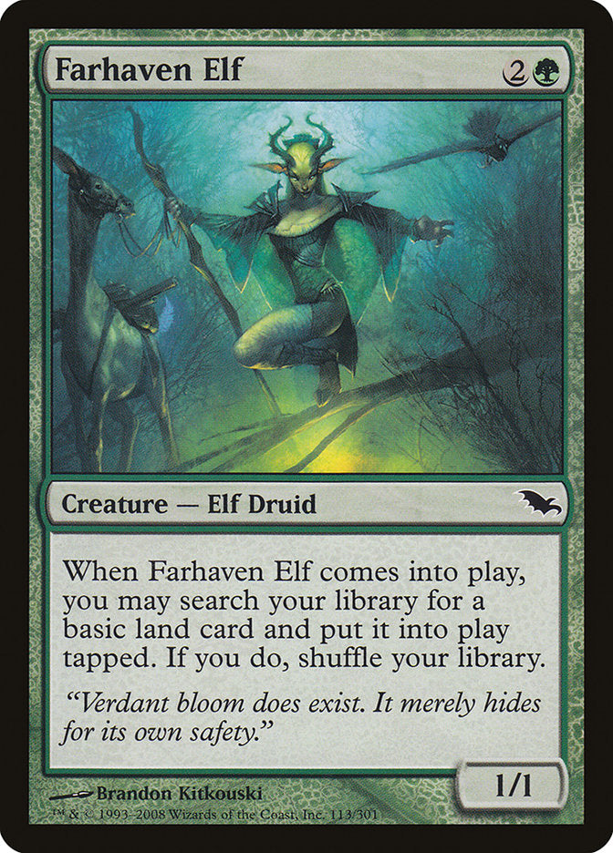 Farhaven Elf [Shadowmoor] | PLUS EV GAMES 