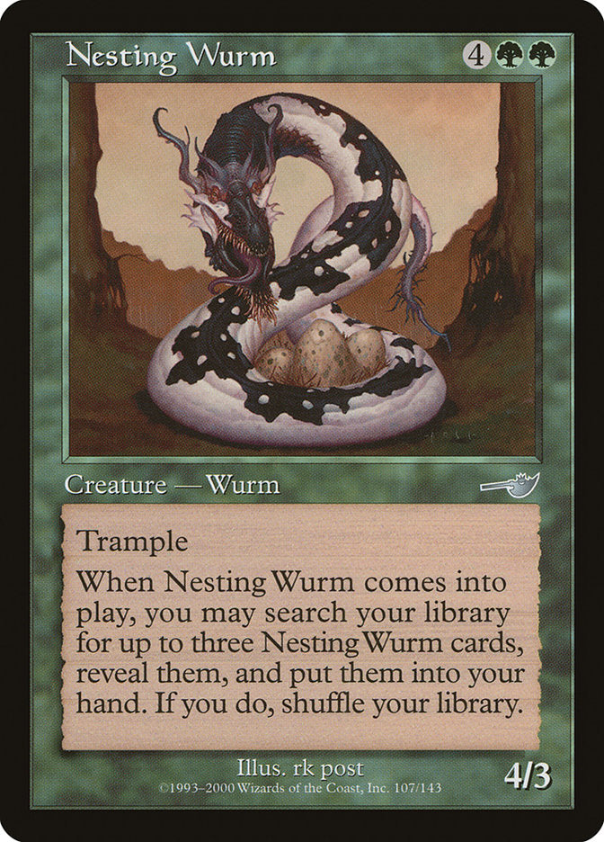 Nesting Wurm [Nemesis] | PLUS EV GAMES 