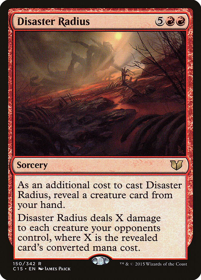 Disaster Radius [Commander 2015] | PLUS EV GAMES 