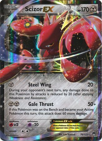 Scizor EX (76/122) (Jumbo Card) [XY: BREAKpoint] | PLUS EV GAMES 