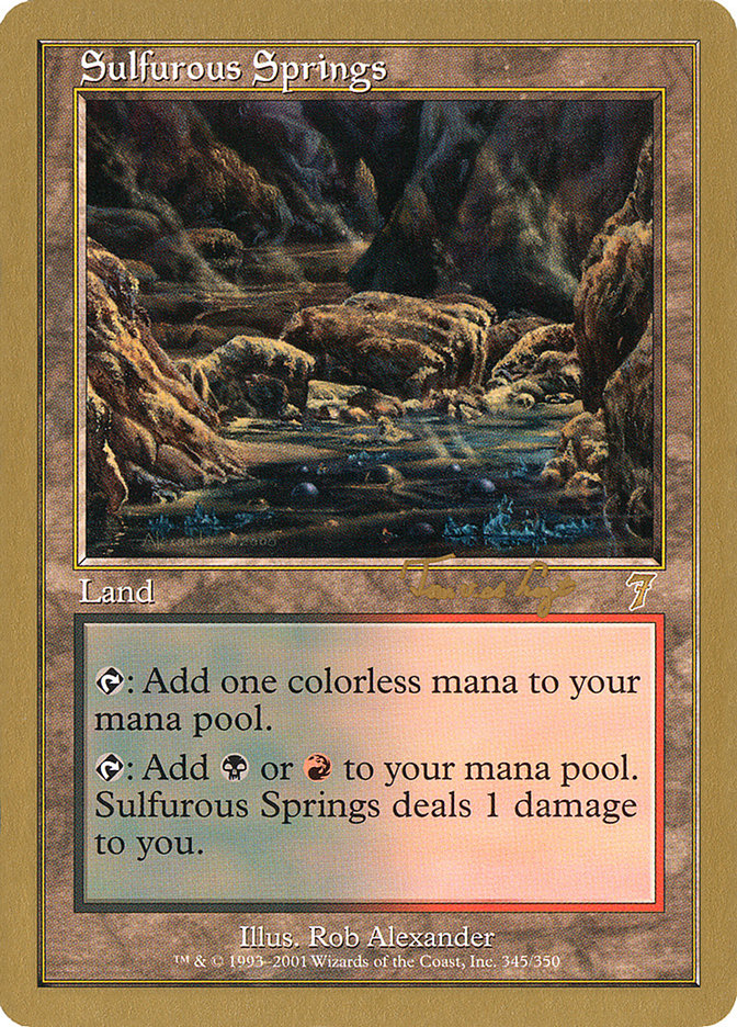 Sulfurous Springs (Tom van de Logt) [World Championship Decks 2001] | PLUS EV GAMES 