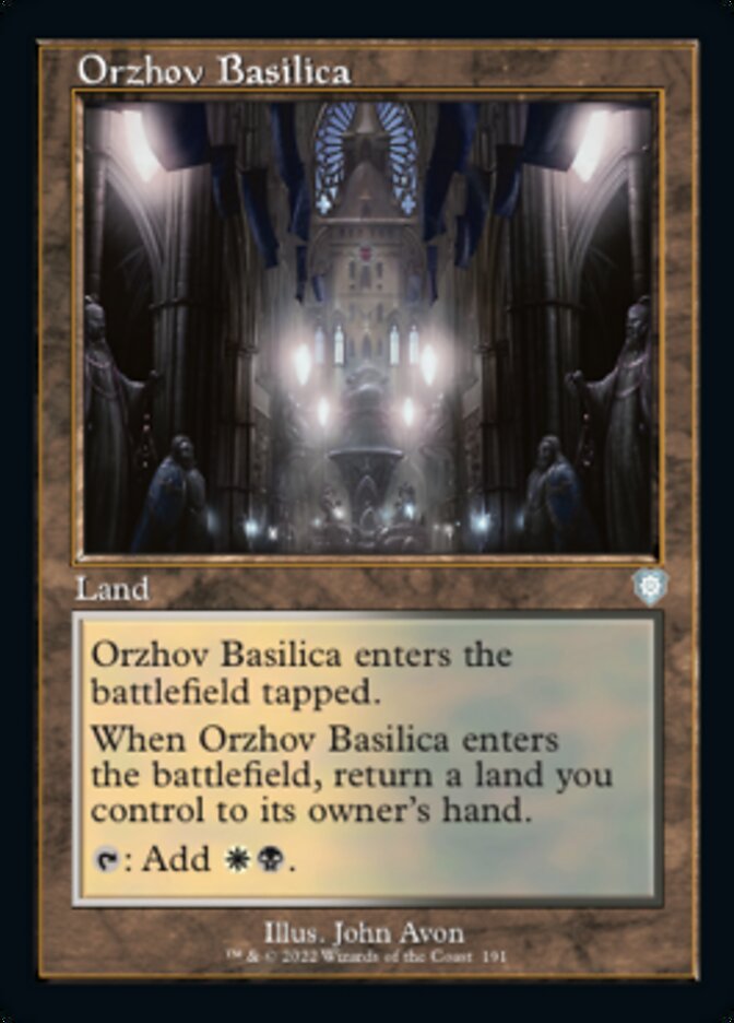 Orzhov Basilica (Retro) [The Brothers' War Commander] | PLUS EV GAMES 