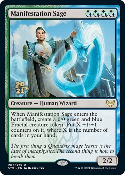 Manifestation Sage [Strixhaven: School of Mages Prerelease Promos] | PLUS EV GAMES 