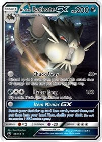 Alolan Raticate GX (85) [SM - Celestial Storm]