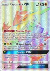 Rayquaza GX (Secret) (177) [SM - Celestial Storm] | PLUS EV GAMES 