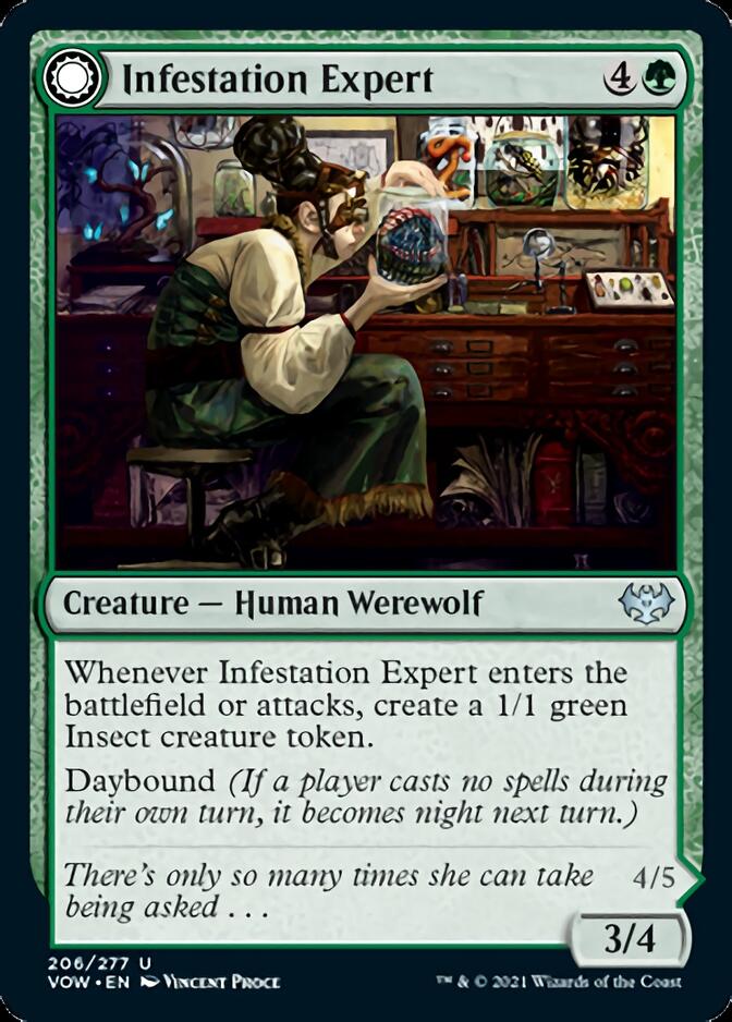 Infestation Expert // Infested Werewolf [Innistrad: Crimson Vow] | PLUS EV GAMES 