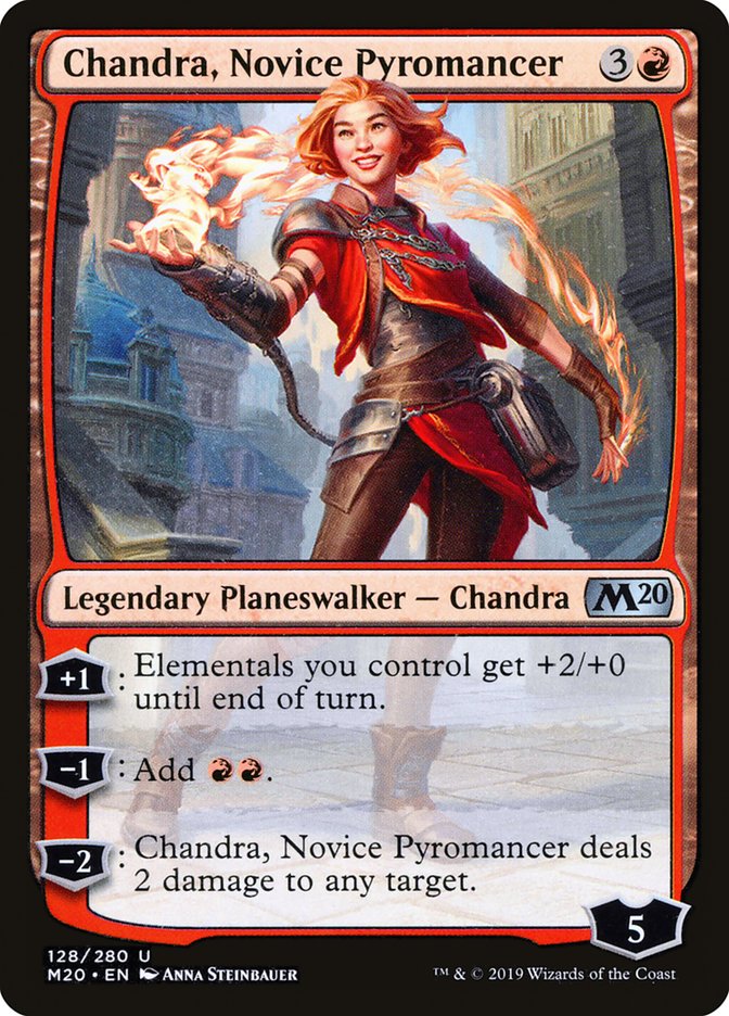 Chandra, Novice Pyromancer [Core Set 2020] | PLUS EV GAMES 