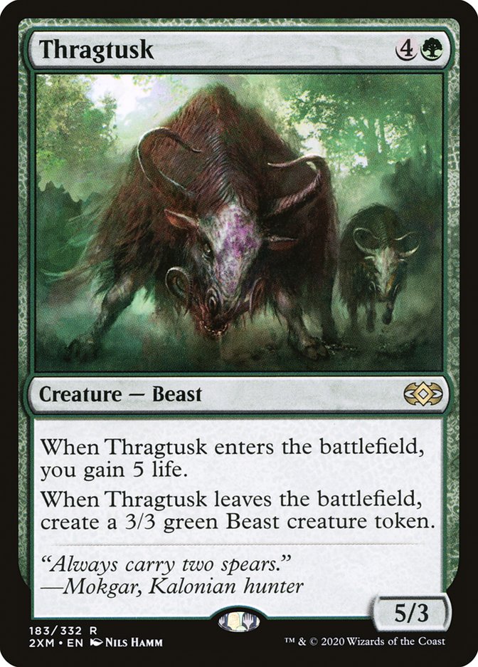 Thragtusk [Double Masters] | PLUS EV GAMES 