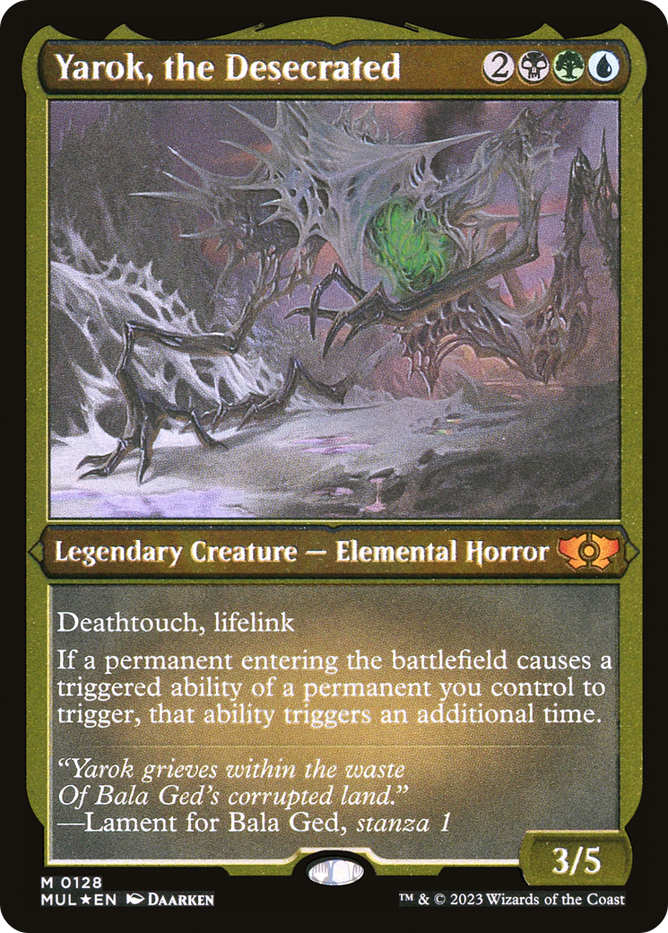 Yarok, the Desecrated (Foil Etched) [Multiverse Legends] | PLUS EV GAMES 