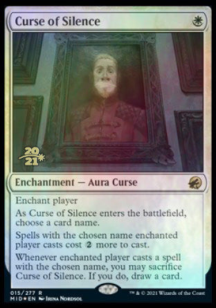 Curse of Silence [Innistrad: Midnight Hunt Prerelease Promos] | PLUS EV GAMES 