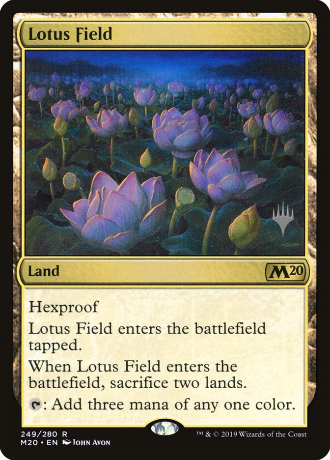 Lotus Field (Promo Pack) [Core Set 2020 Promos] | PLUS EV GAMES 