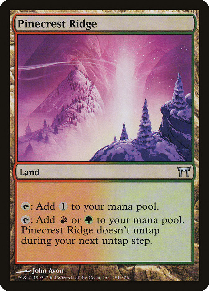 Pinecrest Ridge [Champions of Kamigawa] | PLUS EV GAMES 