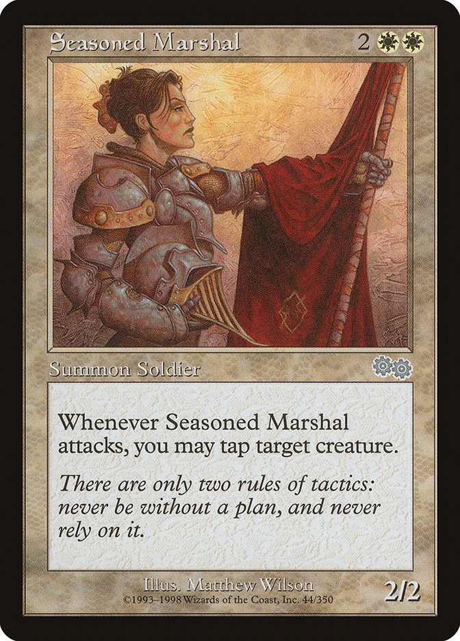 Seasoned Marshal [Urza's Saga] | PLUS EV GAMES 