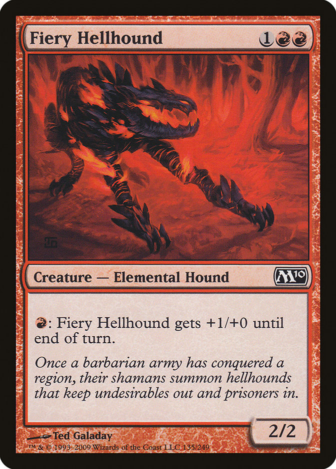Fiery Hellhound [Magic 2010] | PLUS EV GAMES 
